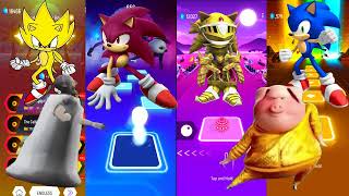 Sonic vc purple Sonic vs SuperSonic vs  Sonic excalibur |  Tiles Hop
