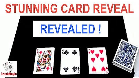 Unbelievable Reveal Card Trick Performance and Tutorial