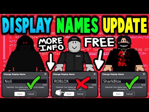 Bloxy News on X: For some users, Display Names (along with the
