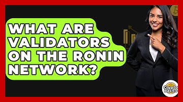 What Are Validators On The Ronin Network? - CryptoBasics360.com
