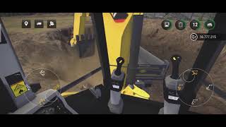 Cat bekhoe use and dumping  or mailing#contruction#jcb#dumping screenshot 3