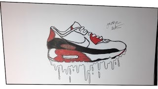 air max 90 drawing