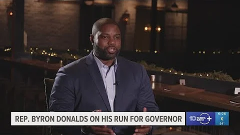 Rep. Byron Donalds talks bid for Florida governor