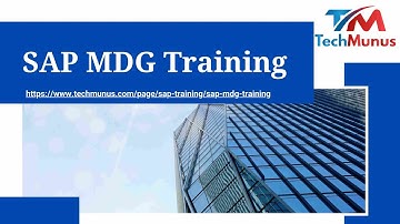 SAP MDG Training – SAP MDG Online Training (SAP MDG Certification Tips) SAP MDG Course