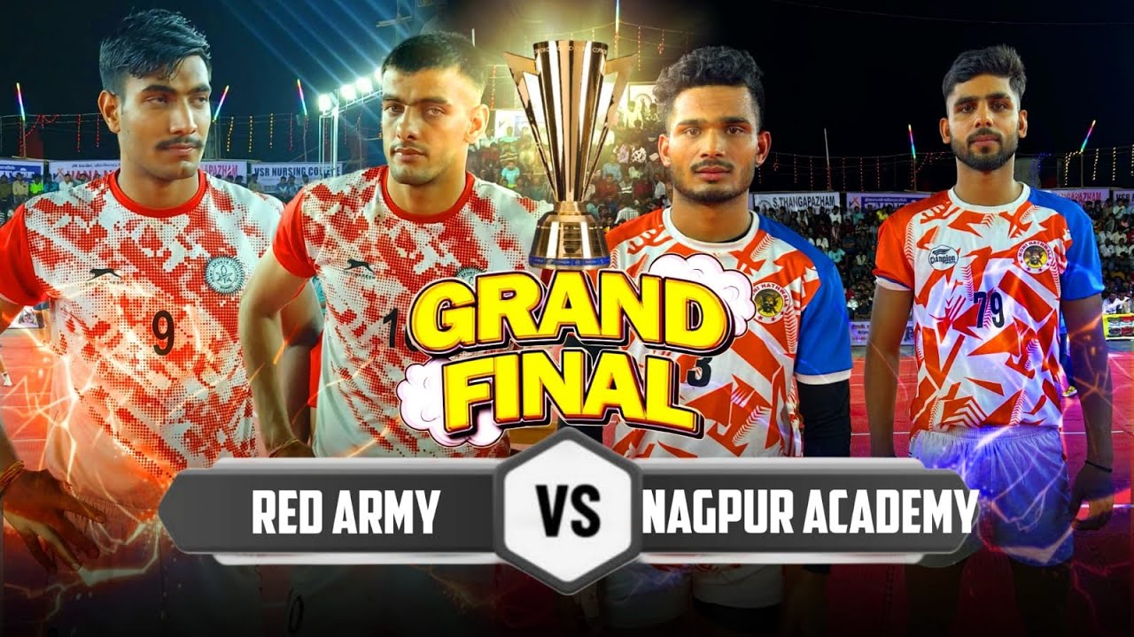 GRAND FINAL || RED ARMY VS YADAV NAGPUR || ALL INDIA  KABADDI MATCH TISAIYANVILAI 2025