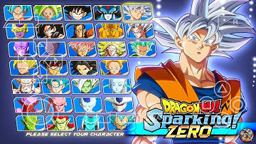 New DBZ TTT Mod Dragon Ball Sparking Zero Super Sonic ISO PPSSPP
