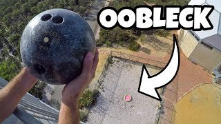 BOWLING Balls vs. OOBLECK จาก 45m!