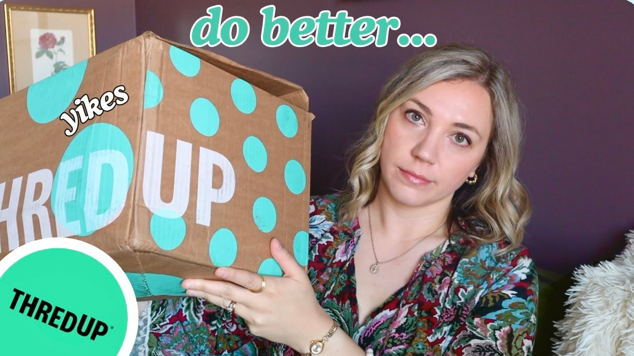 Trying ThredUp's New Curated Dress Rescue Box! Is There ANYTHING Worth Selling or Keeping!?