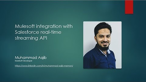 Mulesoft integration with Salesforce || Salesforce PushTopic || Salesforce real time streaming API