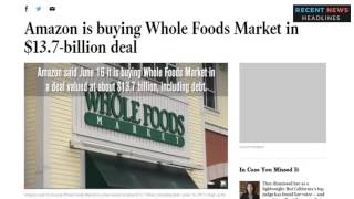 Amazon is buying Whole Foods Market in $13 7 billion deal