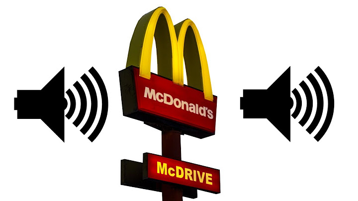 Willkommen bei McDonalds, Ihre Bestellung bitte! - McDRIVE