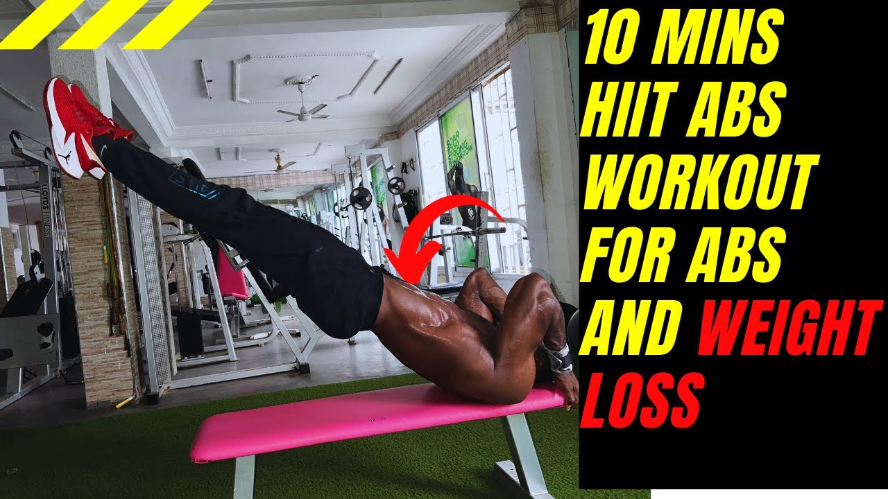 10 Mins HIIT Abs and Weight Loss Workout YouTube