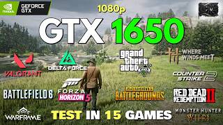 GTX 1650 + i3 12100f Test In 15 Games In 2026!