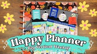 Big Vertical Happy Planner - Decorate with Me - Tropical Vacation Vibes with Happy Planner Stickers