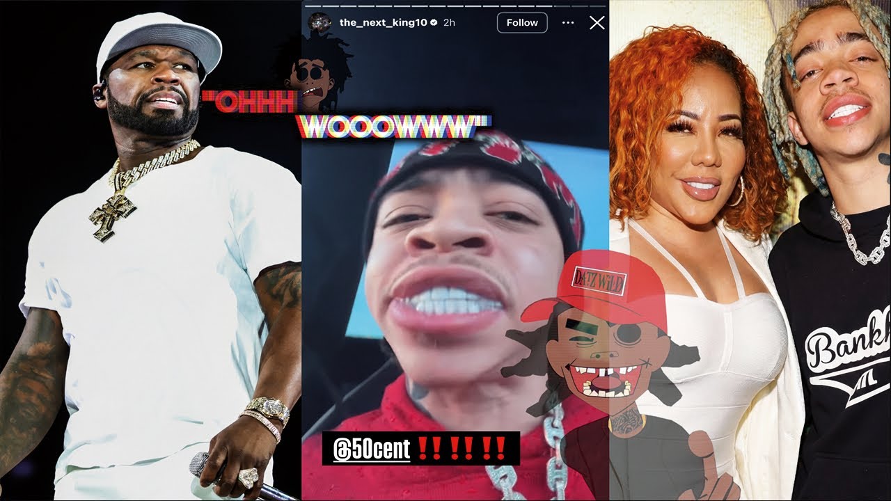King Harris (Ti’s Son) Tells 50 Cent To “Dig Up His Mom”!😳GOES OFF‼️After 50 Posted & Trolled Tiny!