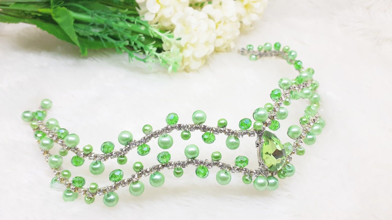 DIY Tutorial headpiece dahi / headchain