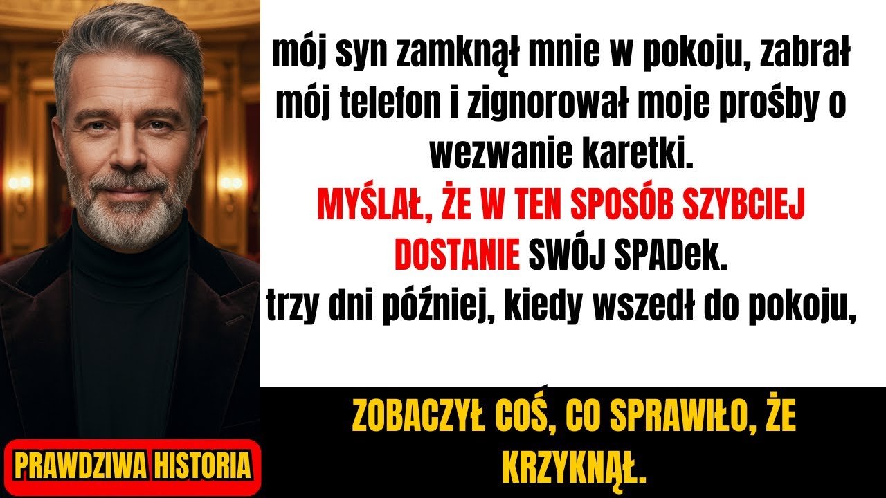 Prawdziwa historia: syn zamknął mnie w pokoju i odmówił wezwania karetki, gdy zemdlałam