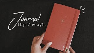 ー journal flip through | jan 2019 - nov 2020 Moleskine Classic Notebook