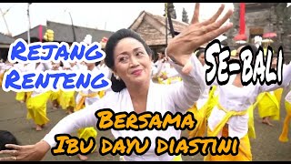 REJANG RENTENG KOLOSAL SEBALI bersama IBU DAYU DIASTINI di PURA ULUN DANU BATUR || full HD