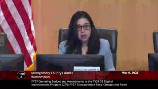 May 6, 2026 - Council Budget Worksession (AM)