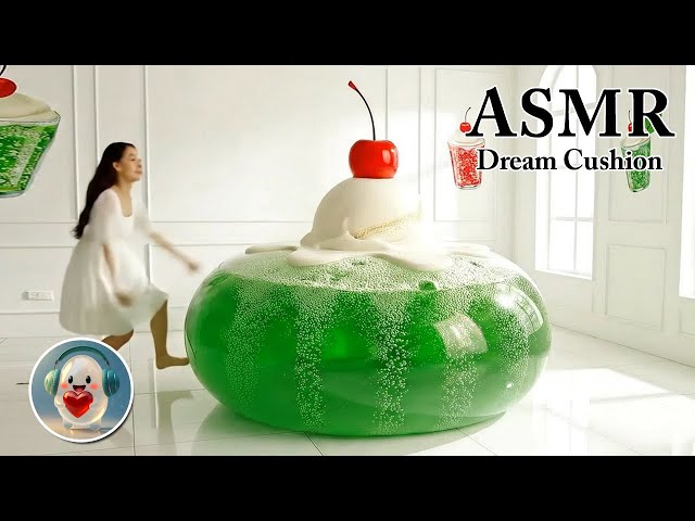 【ASMR】使うならどれ！？こんなクッションありえない✨プリン・肉まん・目玉焼き！？│Which Dream Cushion Would You Choose?（Full ver.）