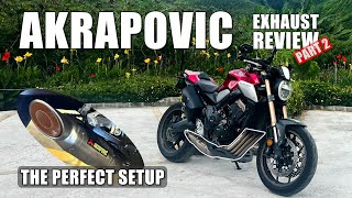 THE ABSOLUTELY BEST EXHAUST SETUP | Honda CB650R Akrapovic Review Part 2