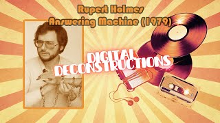 Rupert Holmes Answering Machine Guitars Keyboards FX #DigitalDeconstructions