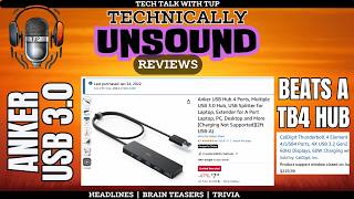 Anker USB 3.0 Hub vs CalDigit TB4 Element Hub