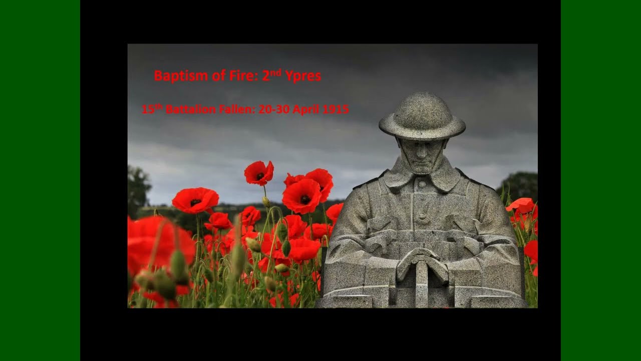 15th Battalion CEF 48th Highlanders of Canada   Battle of 2nd Ypres