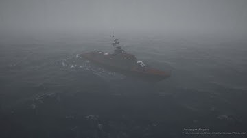 UE4 TrueSky - Ship in the storm