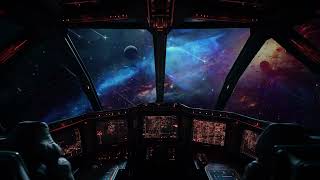 Deep Smoothed Brown Noise Spaceship Cockpit for Sleep, Studying | ASMR Space Travel Sounds