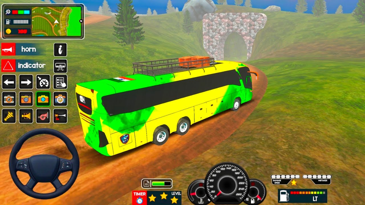 Coach Bus Simulator India Off-road Driving Bus Game | New Update 2026 Full Gaming Video Part 