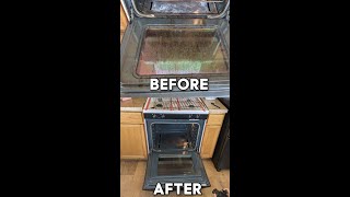 CLEAN your OVEN with a Pumice Stone! #SHORTS 