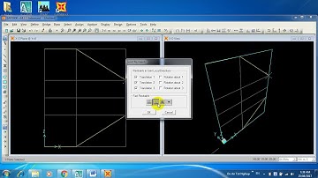 Chạy Nội Lực Bản Cầu Thang 2 Vế bằng Sap2000