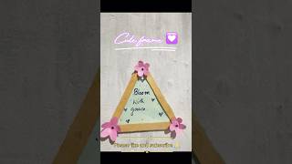 #how to make frame from ice cream stick 🖼️#diy #craftideas