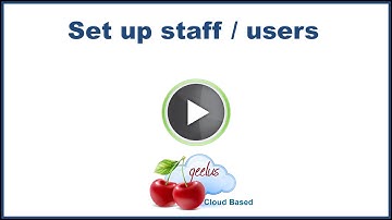 Set up user account for your staff / employees