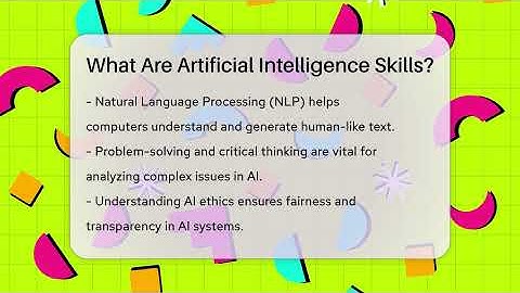 What Are Artificial Intelligence Skills? - The SciFi Reel