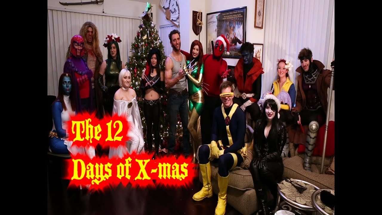 the 12 days of x men starring the uncanny x men youtube five golden rings 12 days of christmas