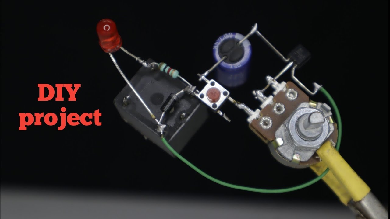 How to make delay off timer circuit / delay on timer circuit - YouTube