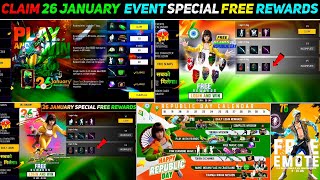 Clam 26 January Free Rewards🥳🤯🔥 | Free Fire New Event | Ff New Event | Upcoming Events In Free Fire