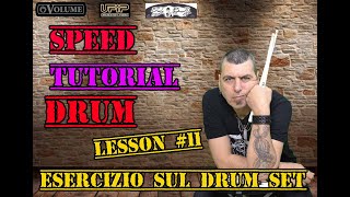 Esercizio base sul drum set