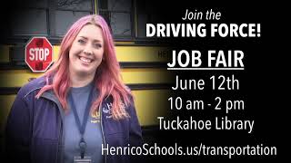 "Why I Drive!" - HCPS Transportation - Rachel - Job Fair June 12, 2021