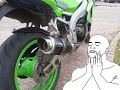 ZX6R GP HAWK Exhaust Sound Test & Fly-by - Purely Exhaust Sounds 01