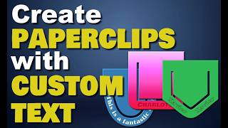 Create Custom Paperclips with Text in PaintShop Pro (TextClip Script)