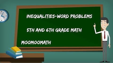 Solving Inequalities-Word Problems- Math