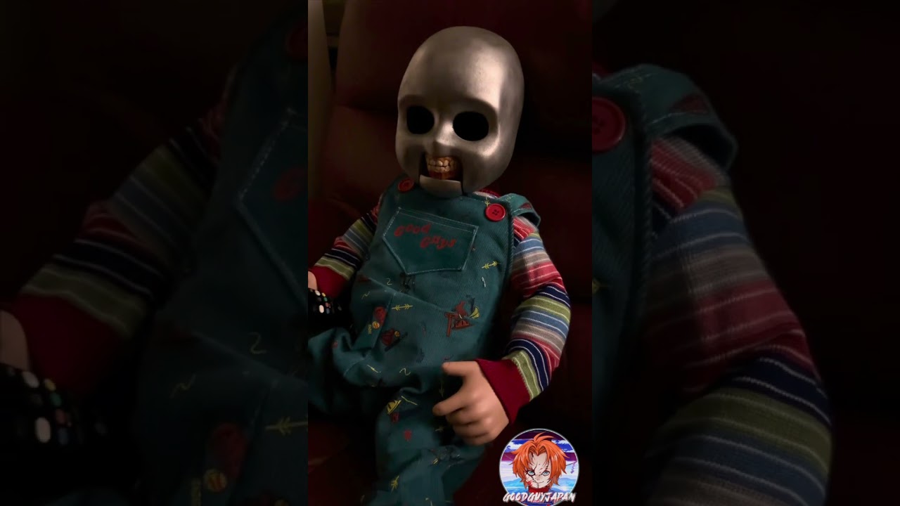 Chucky réplica cabeza de metal 