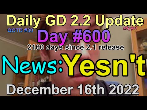 Daily Geometry Dash 2.2 Update: Day 600
