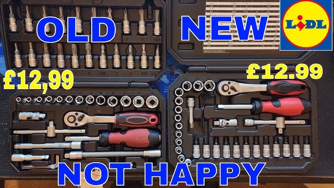 46 piece Parkside socket set from Lidl - YouTube