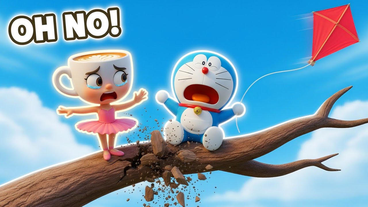 Doraemon meets Italian Brainrot 💔 Heartwarming Kite Rescue Story | 3D Animation