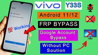 Vivo Y33 FRP Bypass Without PC | Android 11/12/13 | vivo Y33,Y33s | @Luckyanees